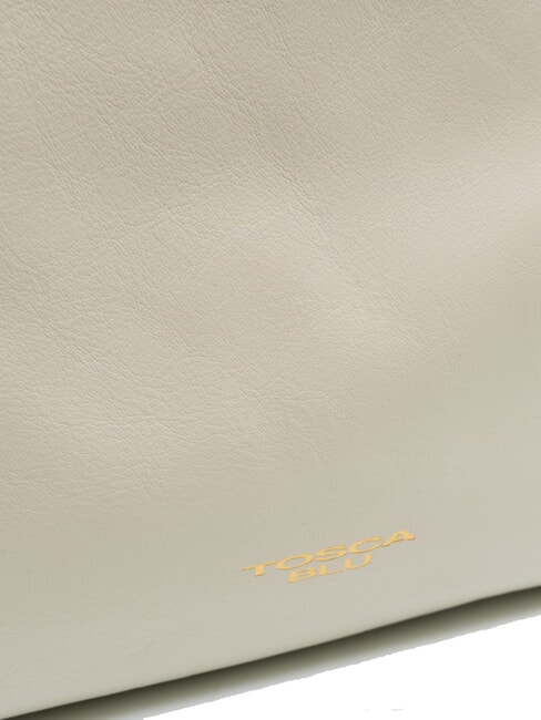 ANGIE Borsa a spalla in pelle bianco avorio - Borse Donna