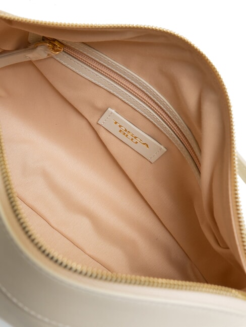 ANGIE Borsa a spalla in pelle bianco avorio - Borse Donna