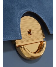 FURLA SFERA Borsa a tracolla in pelle con flap denim - Borse Donna - 3