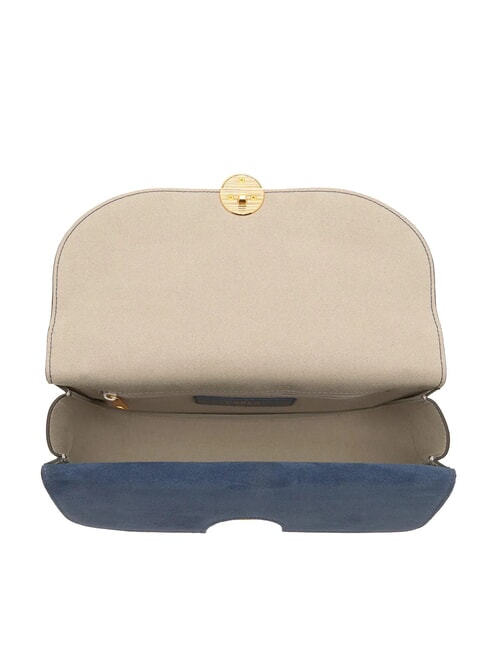 SFERA Borsa a tracolla in pelle con flap denim - Borse Donna