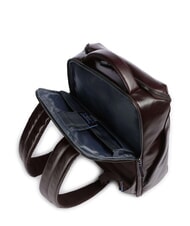 PIQUADRO BLUE SQUARE Zaino in pelle porta pc 15.6" MOGANO - Zaini da lavoro porta PC - 4