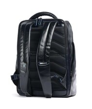 PIQUADRO BLUE SQUARE Zaino in pelle porta pc 15.6" blu - Zaini da lavoro porta PC - 2