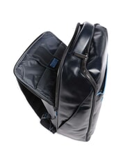 PIQUADRO BLUE SQUARE Zaino in pelle porta pc 15.6" blu - Zaini da lavoro porta PC - 4