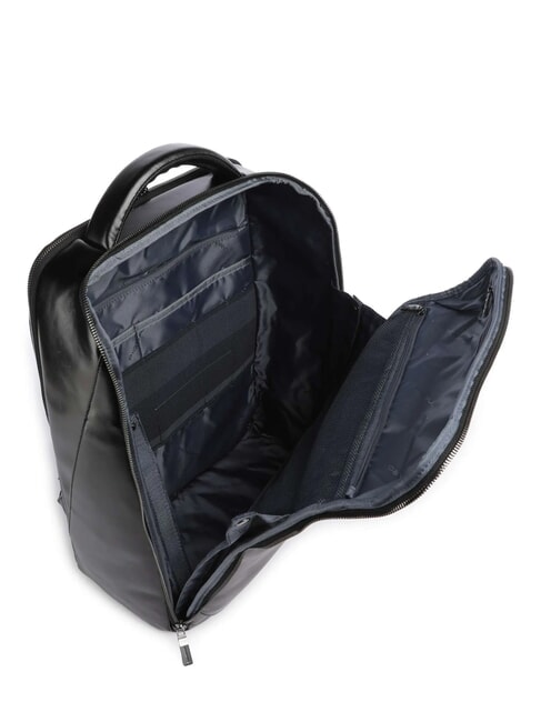 BLUE SQUARE Zaino in pelle porta pc 15.6" Nero - Zaini da lavoro porta PC