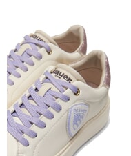 BLAUER VENUS Sneakers con inserto glitterato cream - Scarpe Donna - 3