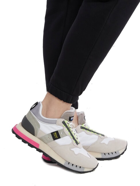 HOUMA Sneakers running white/lt grey - Scarpe Donna