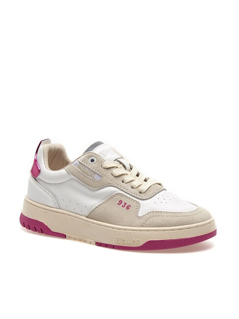 ADEL Sneakers white/fuxia - Scarpe Donna