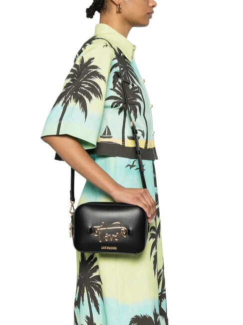 CURSIVE LOGO Borsa camera case a tracolla Nero - Borse Donna