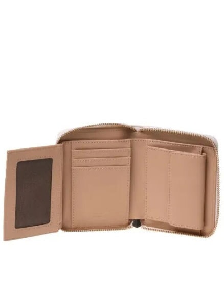 LOGO ITALICS Portafoglio zip around beige - Portafogli Donna