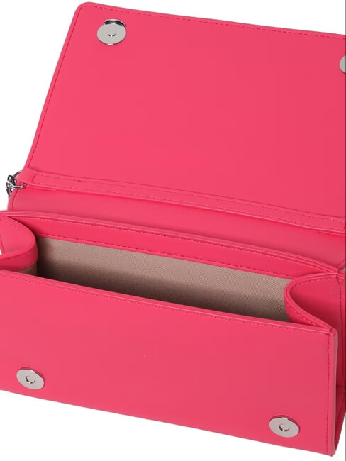CHAIN Lettering Pochette a tracolla fuxia - Borse Donna