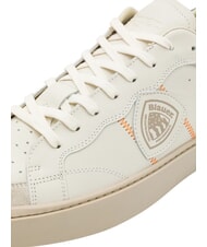 BLAUER STATEN Sneakers in pelle white/navy - Scarpe Uomo - 4