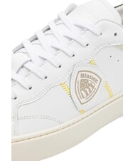BLAUER STATEN Sneakers in pelle white/green - Scarpe Uomo - 4