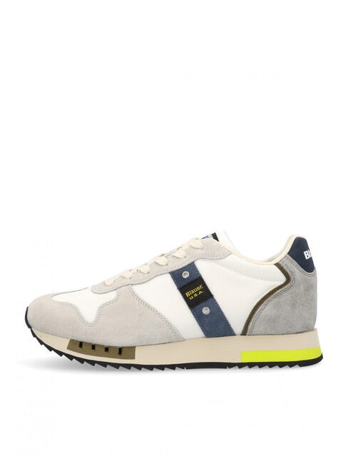 QUEENS Sneakers running white/taupe - Scarpe Uomo