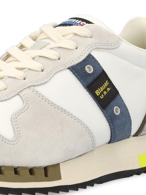 QUEENS Sneakers running white/taupe - Scarpe Uomo