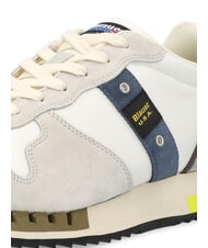 BLAUER QUEENS Sneakers running white/taupe - Scarpe Uomo - 6