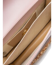 LOVE MOSCHINO HEART CHAIN Borsa a spalla rosa - Borse Donna - 5