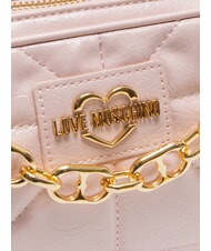 LOVE MOSCHINO GOLD CHAIN Zainetto rosa - Borse Donna - 3