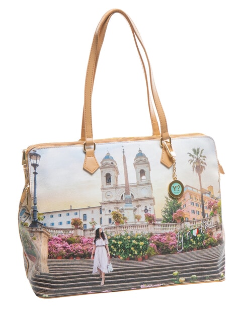 YESBAG Borsa Tote a spalla floral - Borse Donna