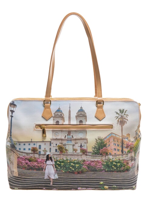 YESBAG Borsa Tote a spalla floral - Borse Donna