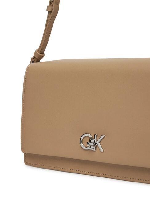 CK ELONGATED Borsa a spalla con patta crockery - Borse Donna