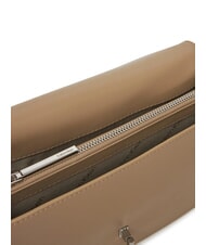 CALVIN KLEIN CK ELONGATED Borsa a spalla con patta crockery - Borse Donna - 4