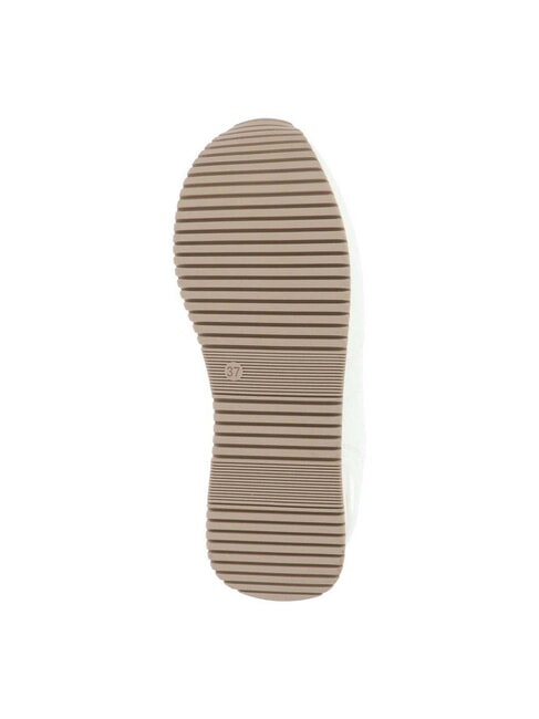 GEO JR Sneakers platform logo laterale Bianco/Geo Beige - Scarpe Donna