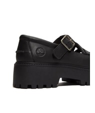 TIMBERLAND STONE STREET BUCKLE Scarpa platform in pelle black full grain - Scarpe Donna - 8