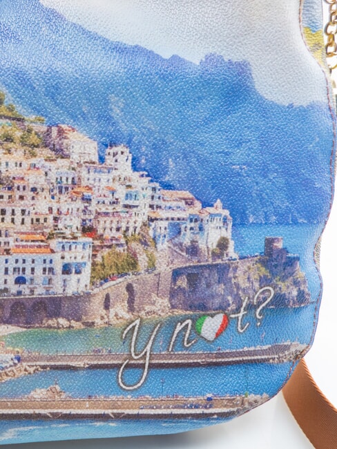 YESBAG  Borsa stampata, a spalla lemon coast - Borse Donna