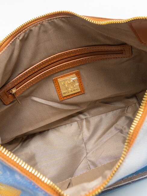 YESBAG  Borsa stampata, a spalla lemon coast - Borse Donna