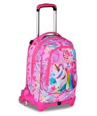 SJGANG FLYUNICORN GIRL 3WD Trolley Zaino sganciabile, 3 ruote - Zaini con carrello