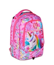 SJGANG FLYUNICORN GIRL 3WD Trolley Zaino sganciabile, 3 ruote fuxiafluo - Zaini con carrello - 6