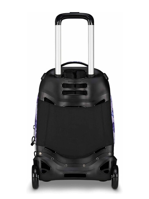 PLUG FANTASY Zaino trolley sganciabile, porta pc 14" lily flowers - Zaini con carrello