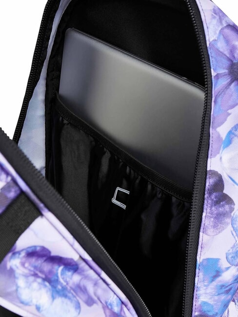 PLUG FANTASY Zaino trolley sganciabile, porta pc 14" lily flowers - Zaini con carrello