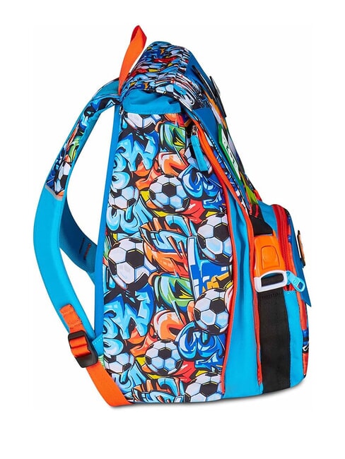 TINYPATCH BOY Zaino espandibile con patch bright turquoise - Zaini Scuola & Tempo Libero