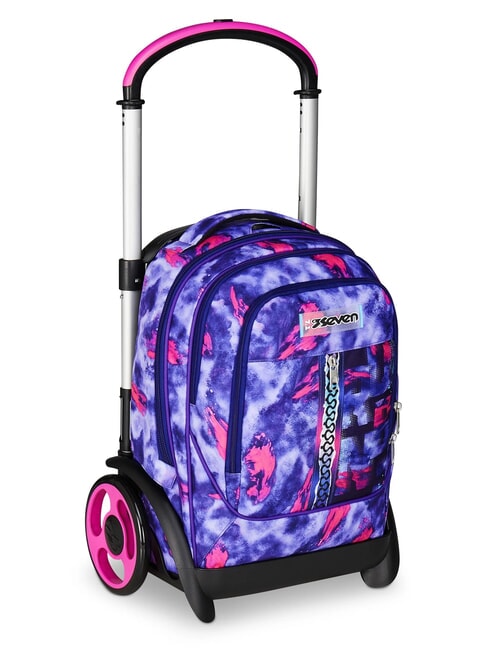 SHADY DYE GIRL PLUG Trolley Zaino sganciabile, 2 ruote violet - Zaini con carrello