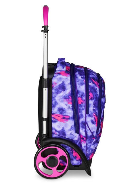 SHADY DYE GIRL PLUG Trolley Zaino sganciabile, 2 ruote violet - Zaini con carrello