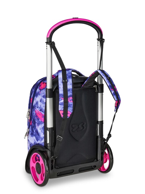 SHADY DYE GIRL PLUG Trolley Zaino sganciabile, 2 ruote violet - Zaini con carrello