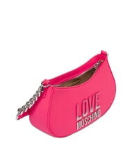 LOVE MOSCHINO MIDDLE CHAIN Borsa a spalla fuxia - Borse Donna - 3