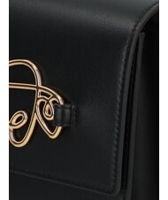 LOVE MOSCHINO CURSIVE LOGO Borsa a spalla con tracolla Nero - Borse Donna - 4