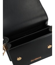 LOVE MOSCHINO CURSIVE LOGO Borsa a spalla con tracolla Nero - Borse Donna - 5