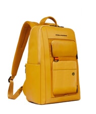 PIQUADRO CAMPIONARIO - LIKO Zaino porta PC 14" Giallo - Zaini da lavoro porta PC - 2