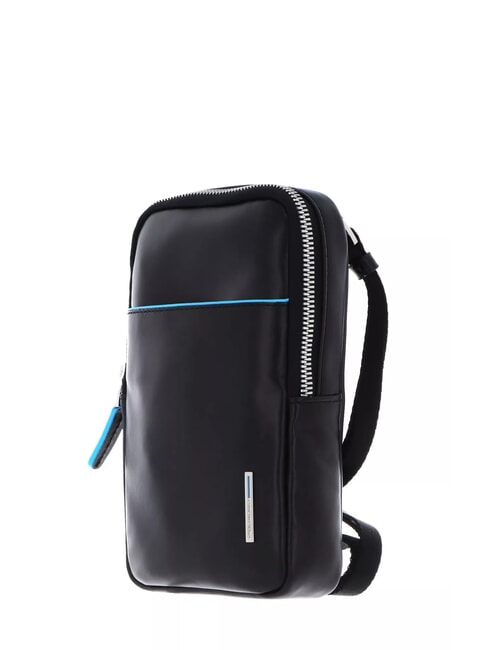 CAMPIONARIO - BLUE SQUARE Borsello porta cellulare in pelle Nero - Porta tablet & Organizer