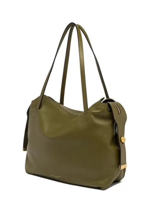 ORIANA  Borsa a spalla, in pelle moss - Borse Donna