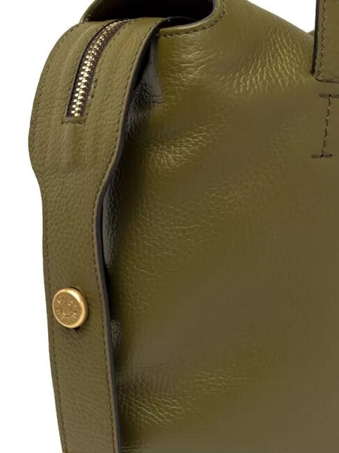 ORIANA  Borsa a spalla, in pelle moss - Borse Donna