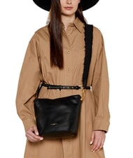 GIANNI CHIARINI MIREA Borsa secchiello in pelle Nero - Borse Donna - 7