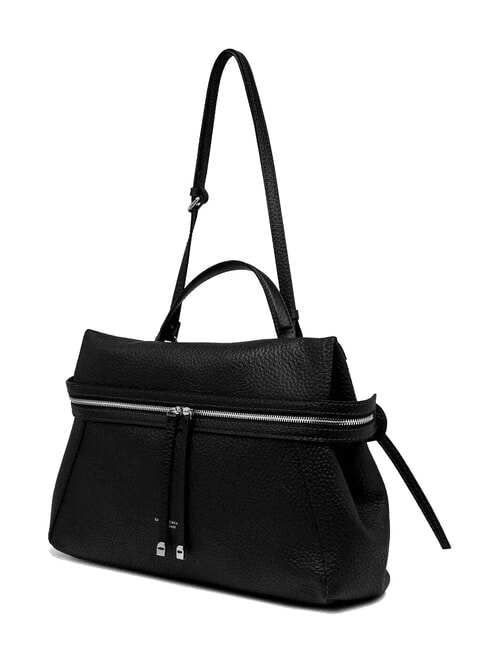 GILDA Borsa a spalla in pelle martellata Nero - Borse Donna