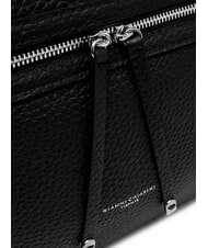 GIANNI CHIARINI GILDA Borsa a spalla in pelle martellata Nero - Borse Donna - 4