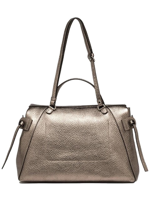 GILDA Borsa a spalla in pelle martellata peltro - Borse Donna