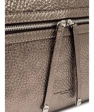 GIANNI CHIARINI GILDA Borsa a spalla in pelle martellata peltro - Borse Donna - 4