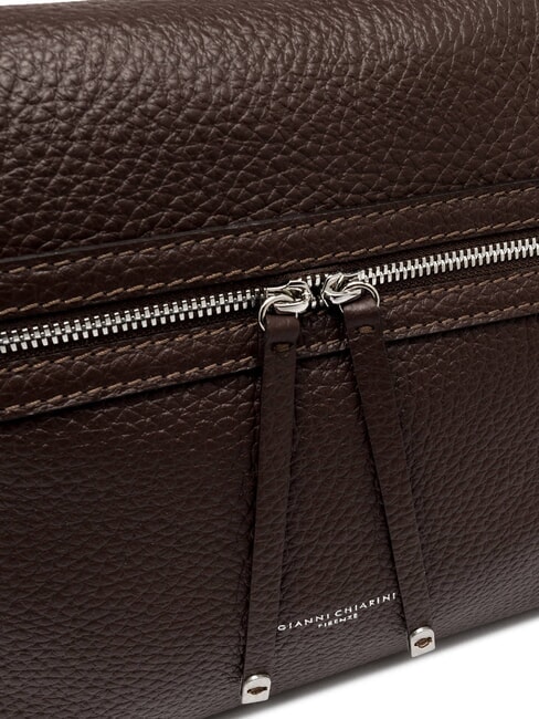 GILDA Borsa a spalla in pelle martellata t.moro - Borse Donna